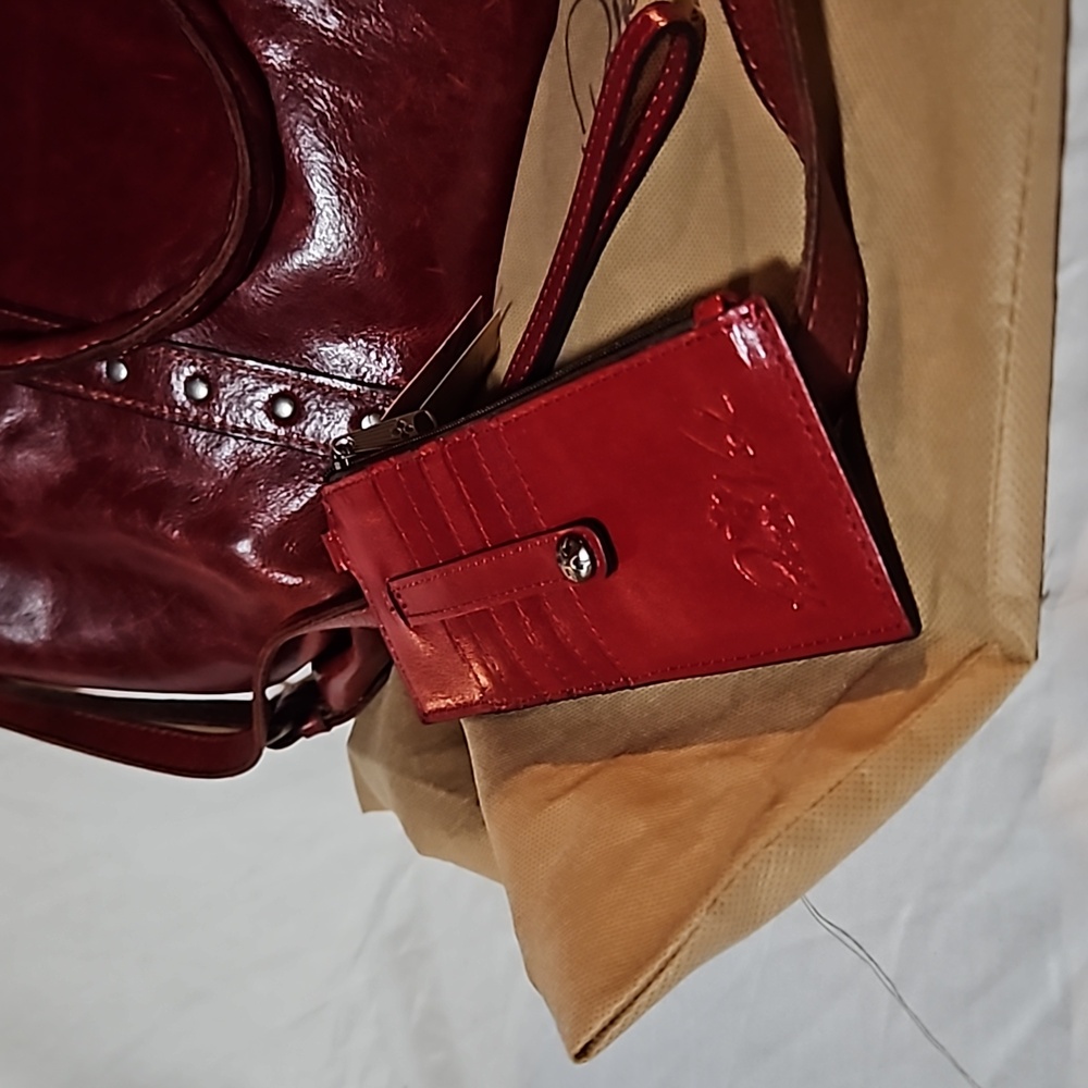 Patricia Nash Leather Satchel - Picture 2 of 8